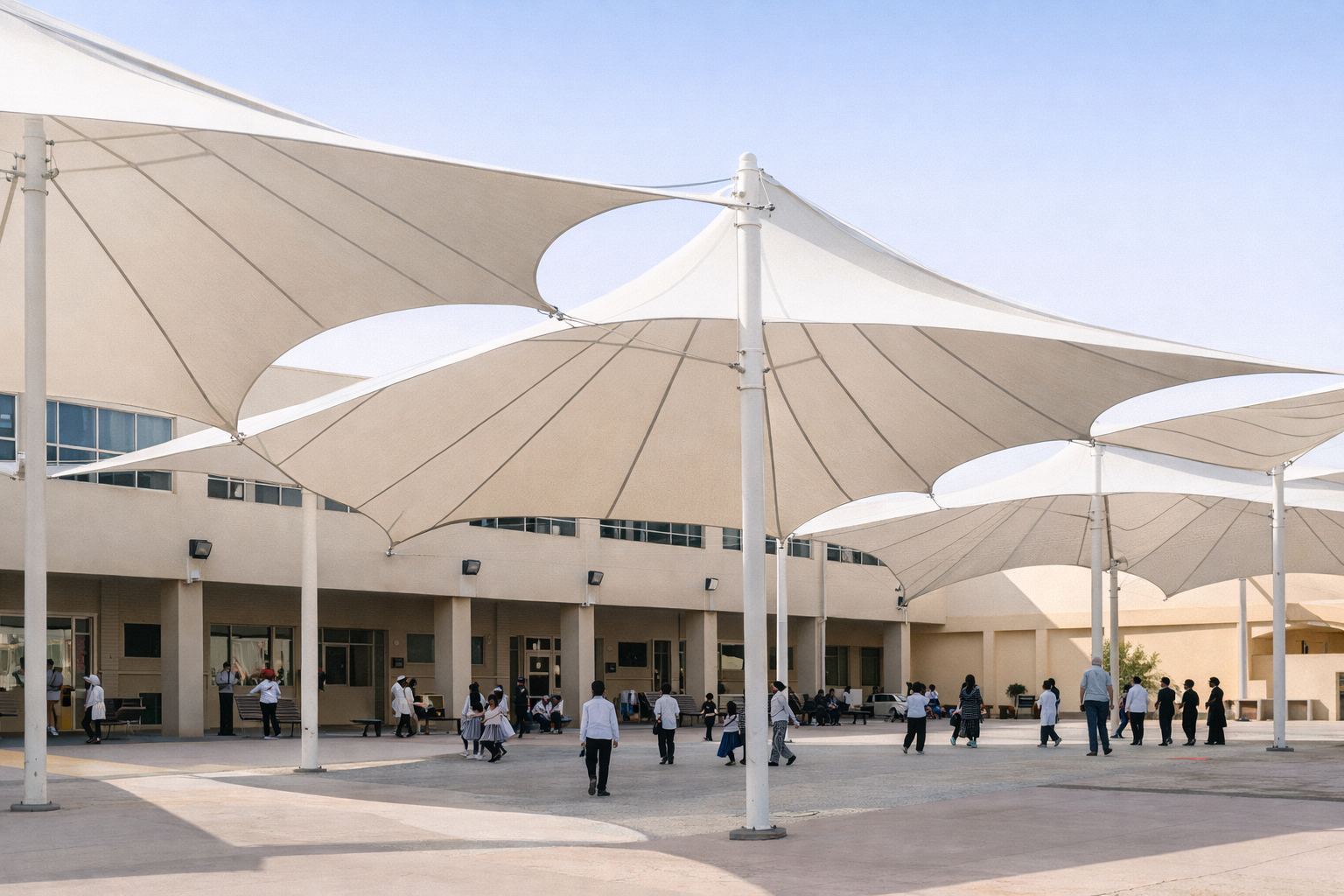 مظلات وسواتر تلال النهضة