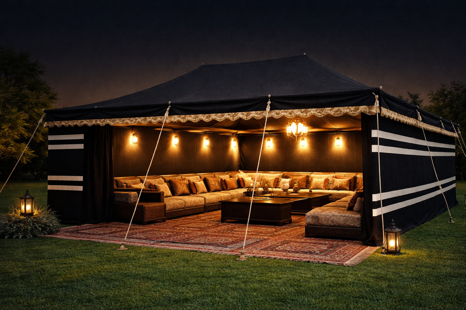 مظلات وسواتر تلال النهضة