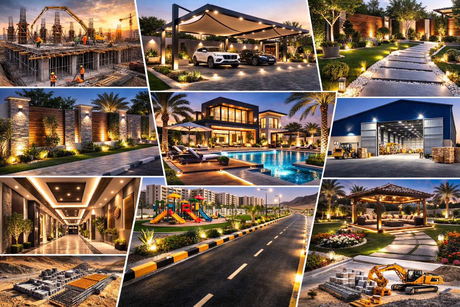 مظلات وسواتر تلال النهضة