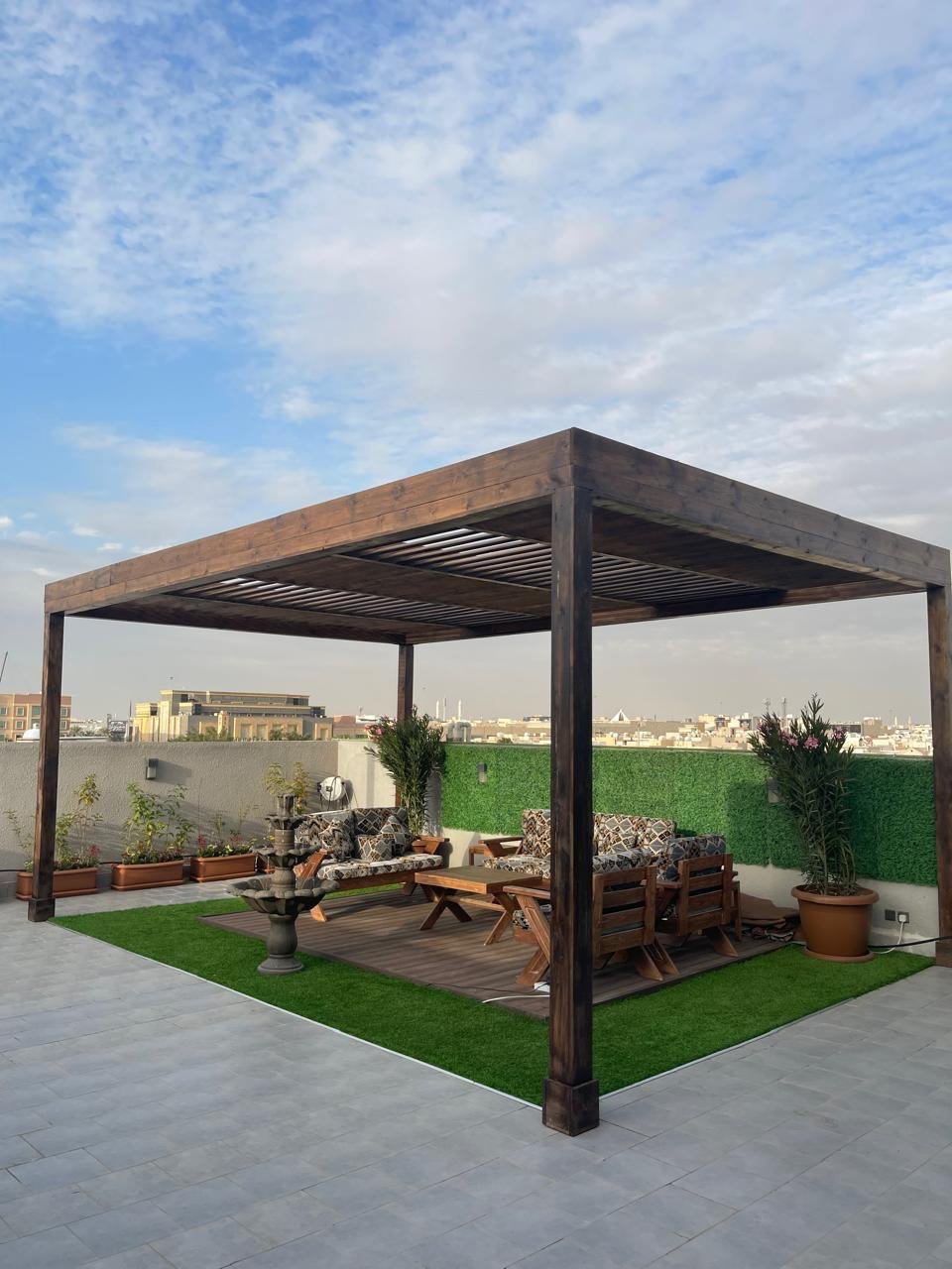 مظلات وسواتر تلال النهضة